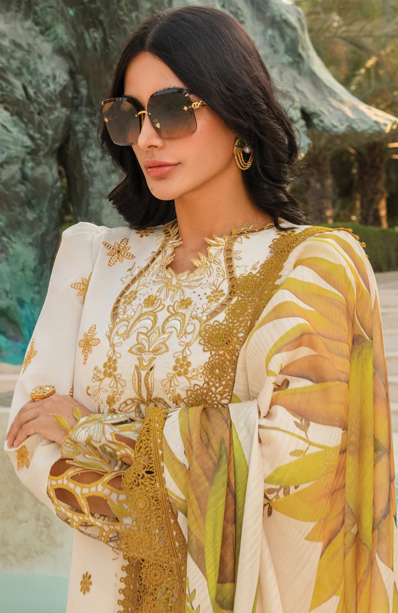 CARNATION BY RANGRASIYA LAWN COLLECTION'24 3 PIECE UNSTITCHED RRCRN24L D2-SUMMER COLLECTION