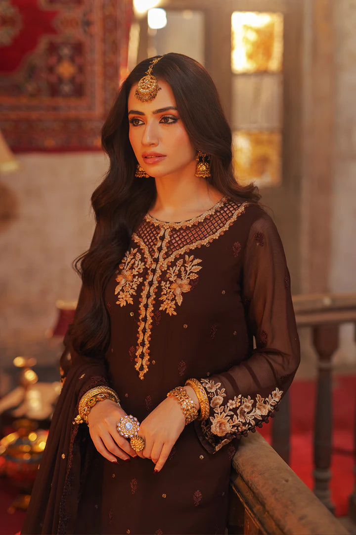 Amber Aura Embroidered 3pcs