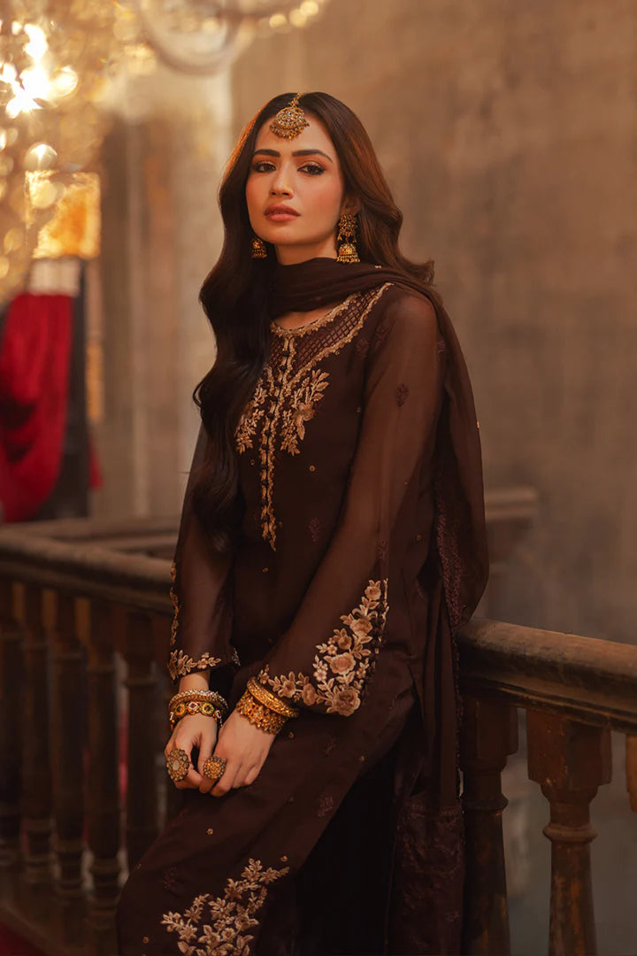 Amber Aura Embroidered 3pcs
